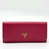 Continental Wallet Saffiano Leather Long