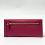 Flap Wallet Saffiano Leather Long