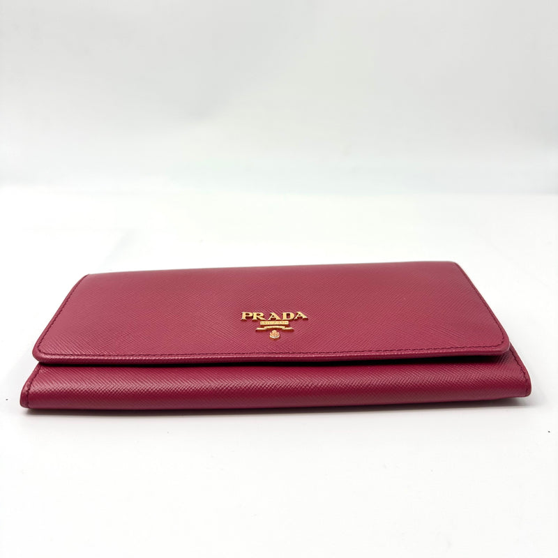 Continental Wallet Saffiano Leather Long