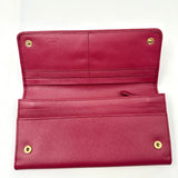 Continental Wallet Saffiano Leather Long