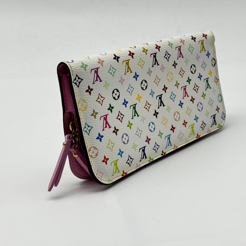 Monogram Multicolor Insolite Wallet White