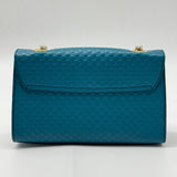 Gucci Teal Microguccissima Leather Medium Emily Chain Shoulder Bag