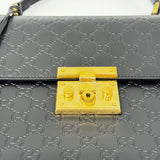 Gucci Padlock Top Handle Bag GG Signature Medium