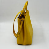 Fendi Yellow Leather Medium 2Jours Tote