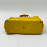 Fendi Yellow Leather Medium 2Jours Tote