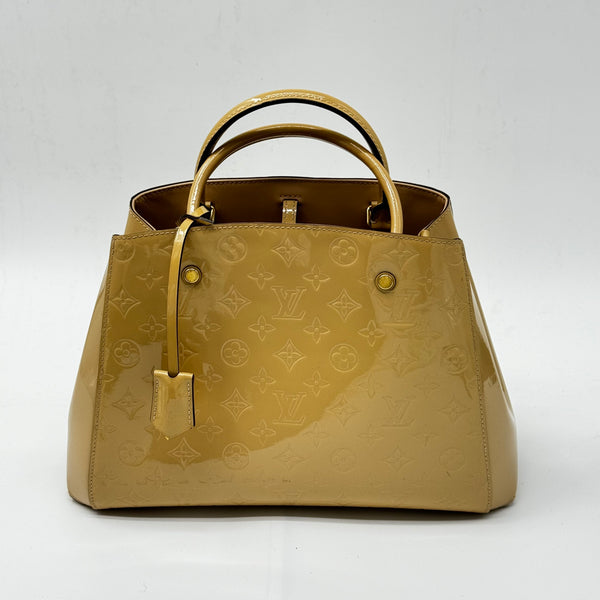 Louis Vuitton Vernis Montaigne MM Dune