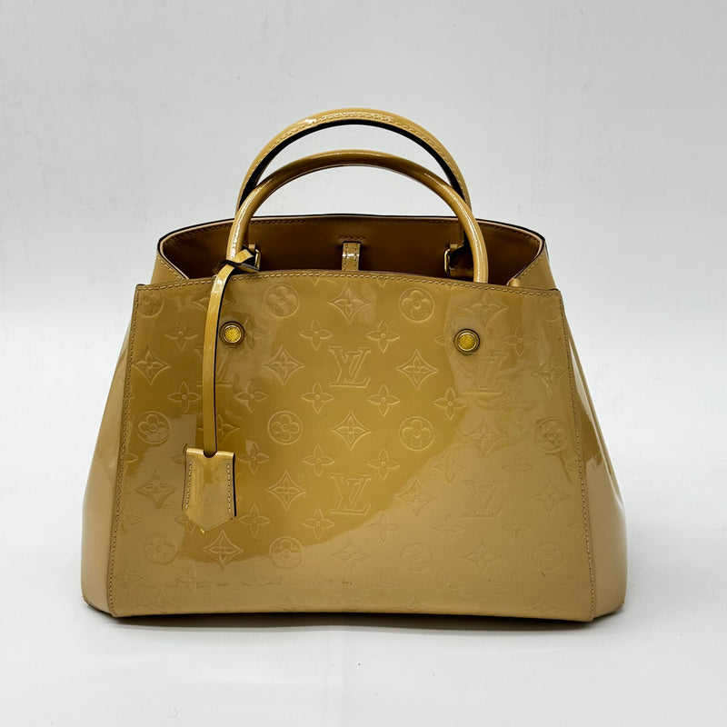 Louis Vuitton Vernis Montaigne MM Dune