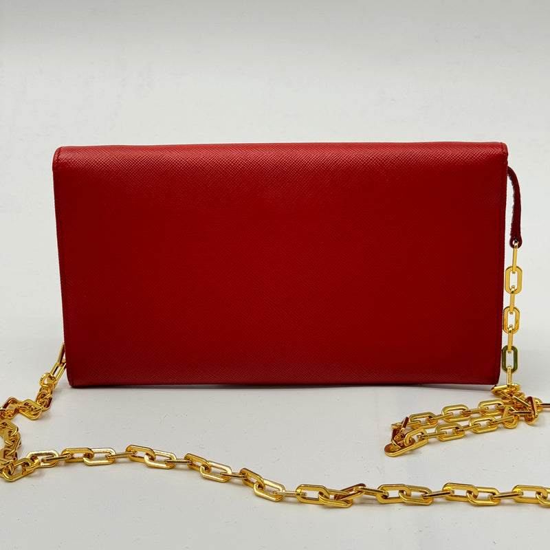 Prada Wallet on Chain Saffiano Leather