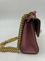 Gucci Pink Pearl Studded Padlock