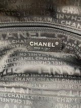 Chanel Caviar Square Stitched Tote Black