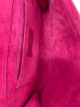 Yves Saint Laurent Fuchsia Leather Y-Ligne Clutch