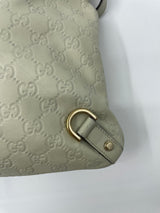 Guccissima Abbey Messenger Bag Off White