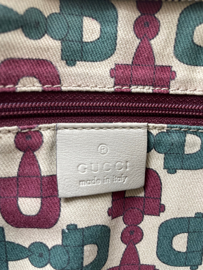 Guccissima Abbey Messenger Bag Off White