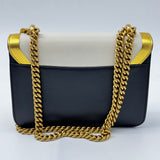 Gucci Pearly Peony Chain Shoulder Bag Leather Small