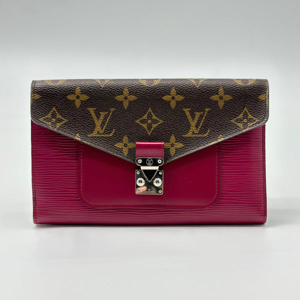 Louis Vuitton Marie-Rose Wallet Monogram Canvas and Epi Leather