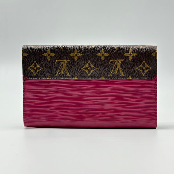 Louis Vuitton Marie-Rose Wallet Monogram Canvas and Epi Leather