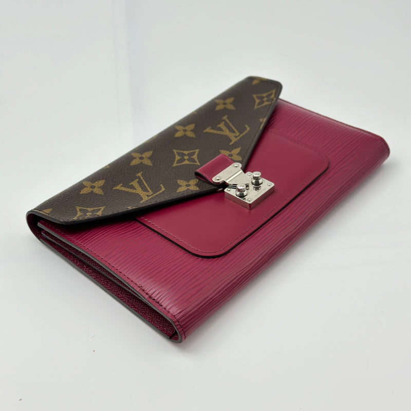 Louis Vuitton Marie-Rose Wallet Monogram Canvas and Epi Leather