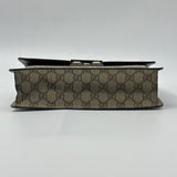 Gucci Padlock Briefcase GG Coated Canvas