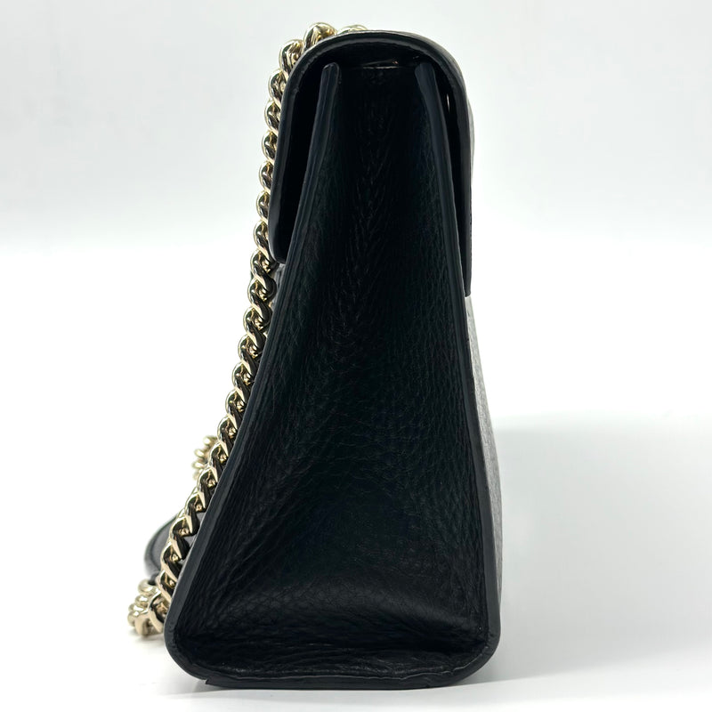 Gucci Emily Chain Strap Flap Bag Leather Small