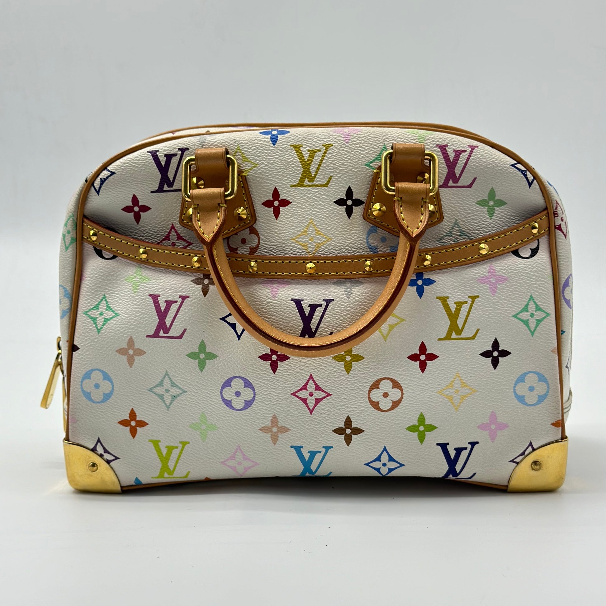 Louis Vuitton Trouville Handbag Monogram Multicolor