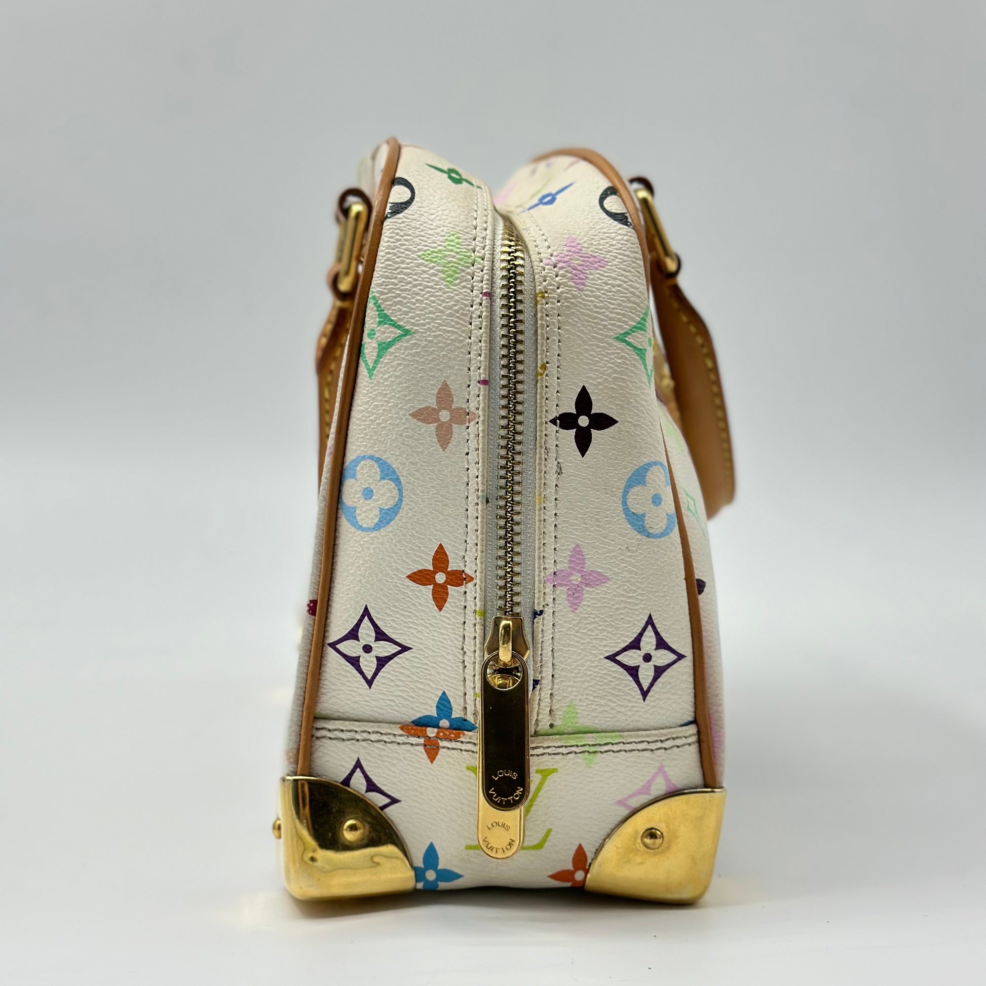 Louis Vuitton Trouville Handbag Monogram Multicolor