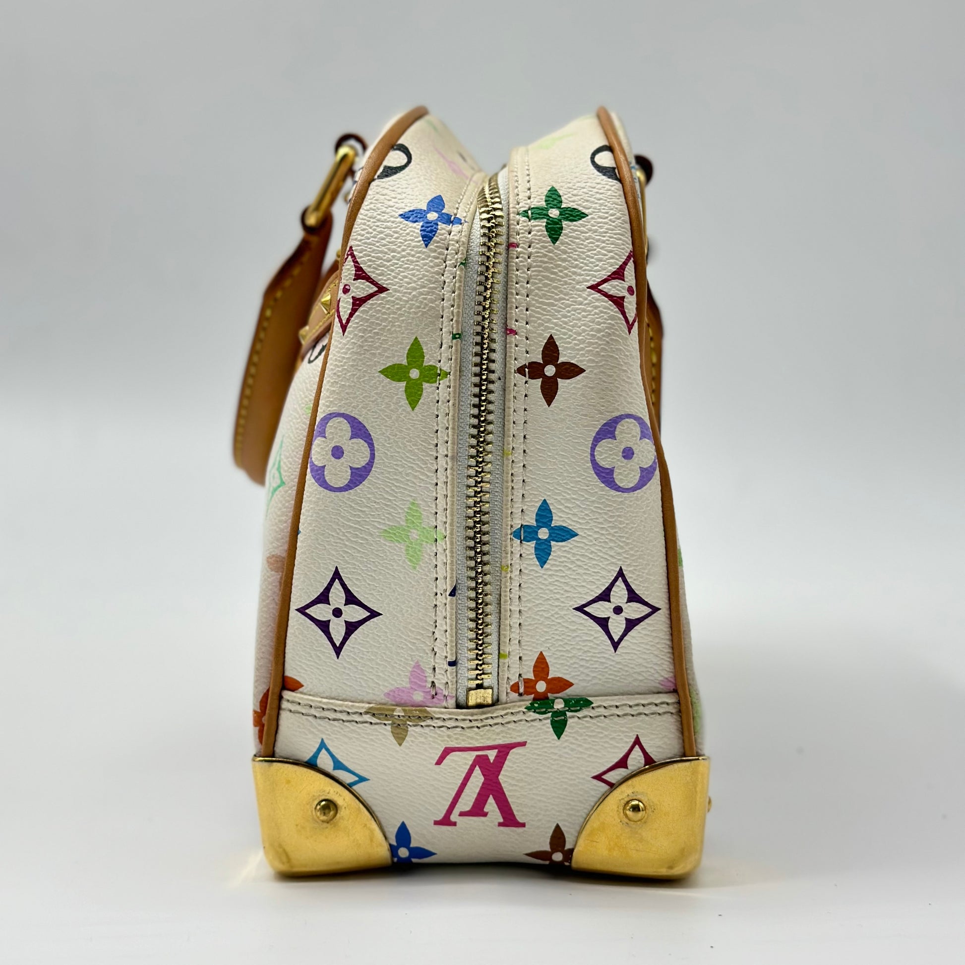 Louis Vuitton Trouville Handbag Monogram Multicolor