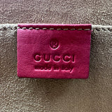 Gucci Padlock Shoulder Bag GG Coated Canvas and Leather Small