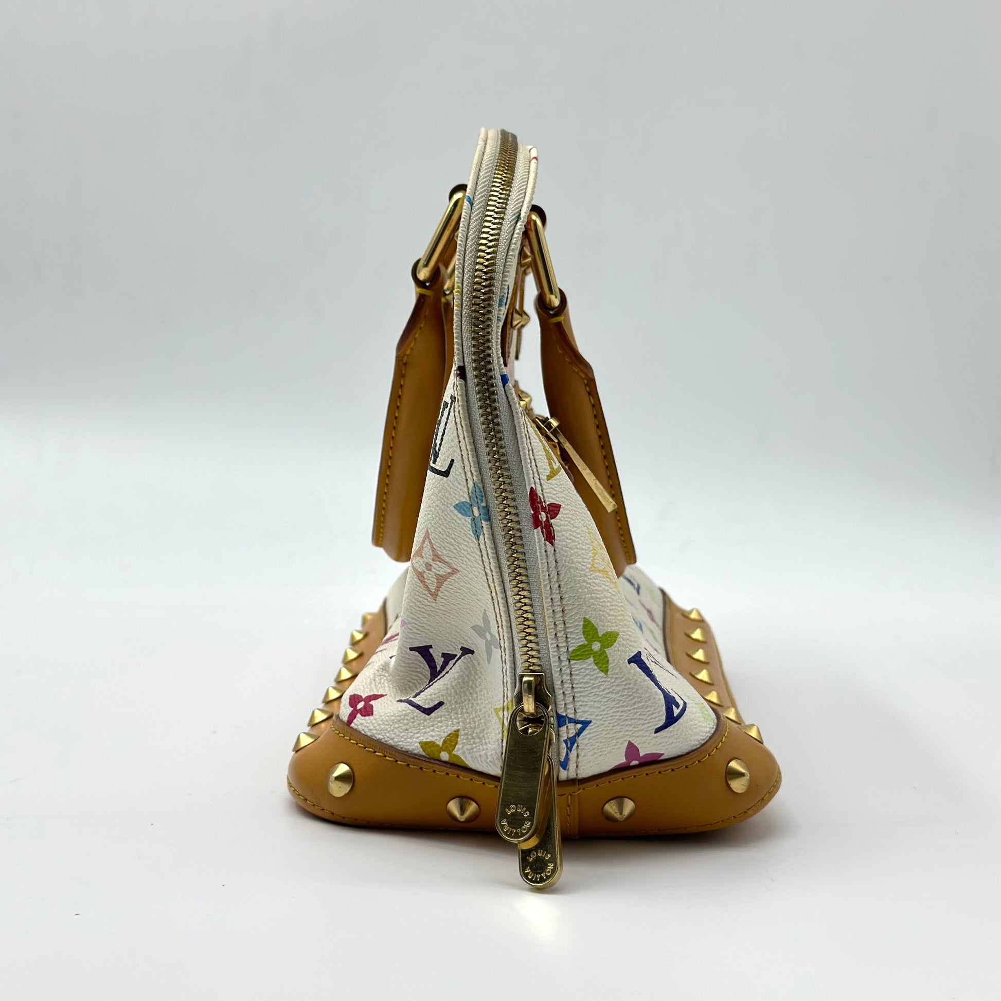 Louis Vuitton Monogram Multicolor Alma White