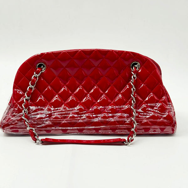 Chanel Just Mademoiselle Bag Quilted Patent Medium