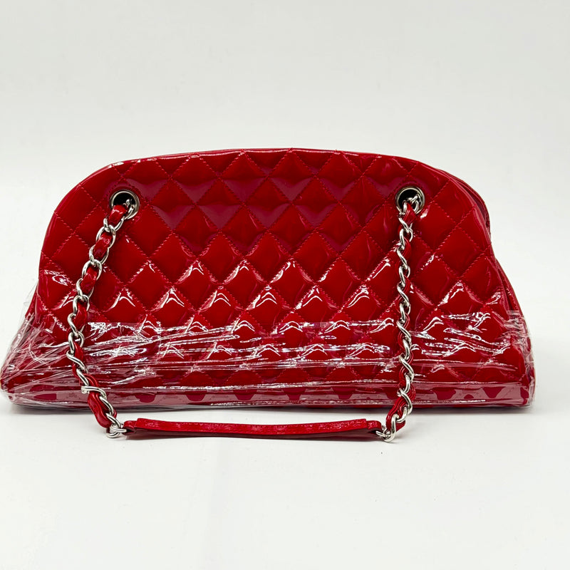 Chanel Just Mademoiselle Bag Quilted Patent Medium