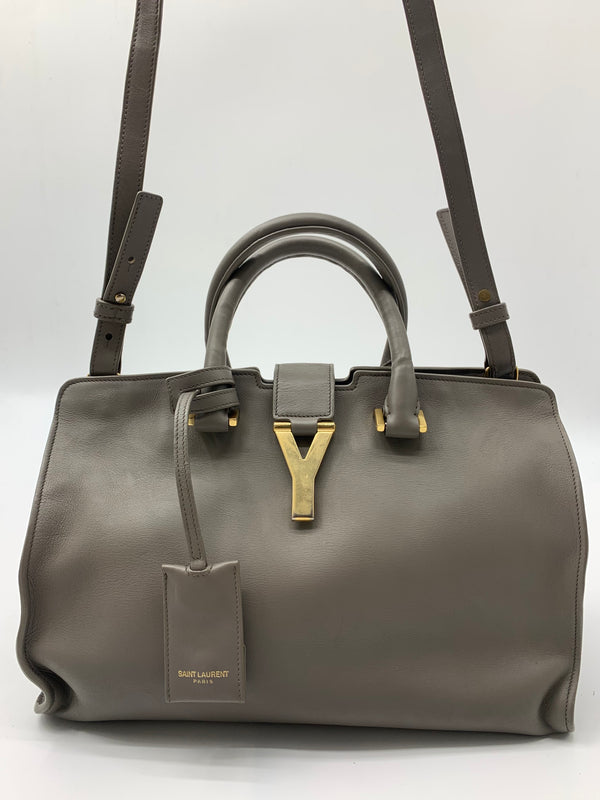 Saint Laurent Chyc Cabas Tote Leather Medium