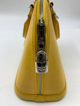 Alma Handbag Epi Leather PM Yellow