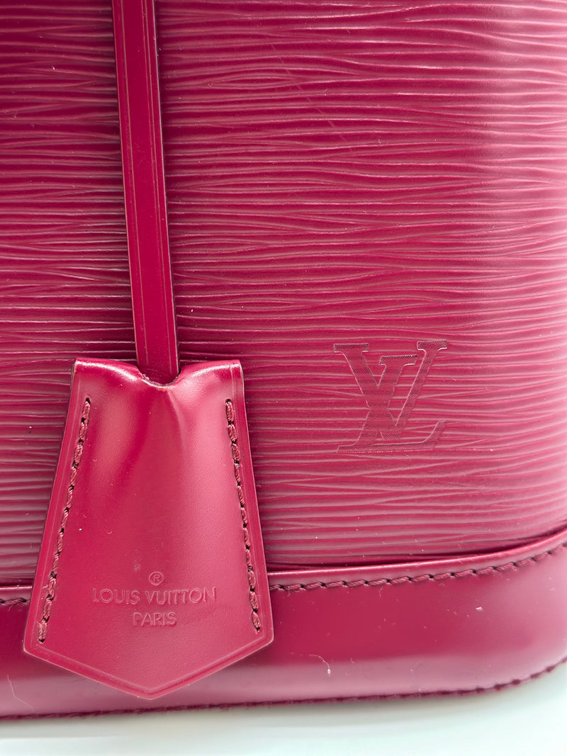 Louis Vuitton Epi Alma PM Fuchsia