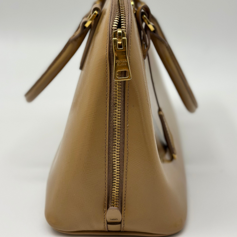 Prada Open Promenade Bag Vernice Saffiano Leather Medium