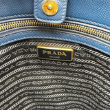 Prada Double Zip Lux Tote Saffiano Leather Medium