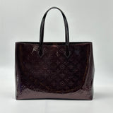 Louis Vuitton Vernis Wilshire MM Tote Bag in Amarante