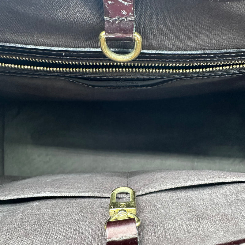 Louis Vuitton Vernis Wilshire MM Tote Bag in Amarante