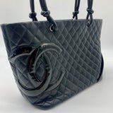 Chanel Cambon Leather Handbag