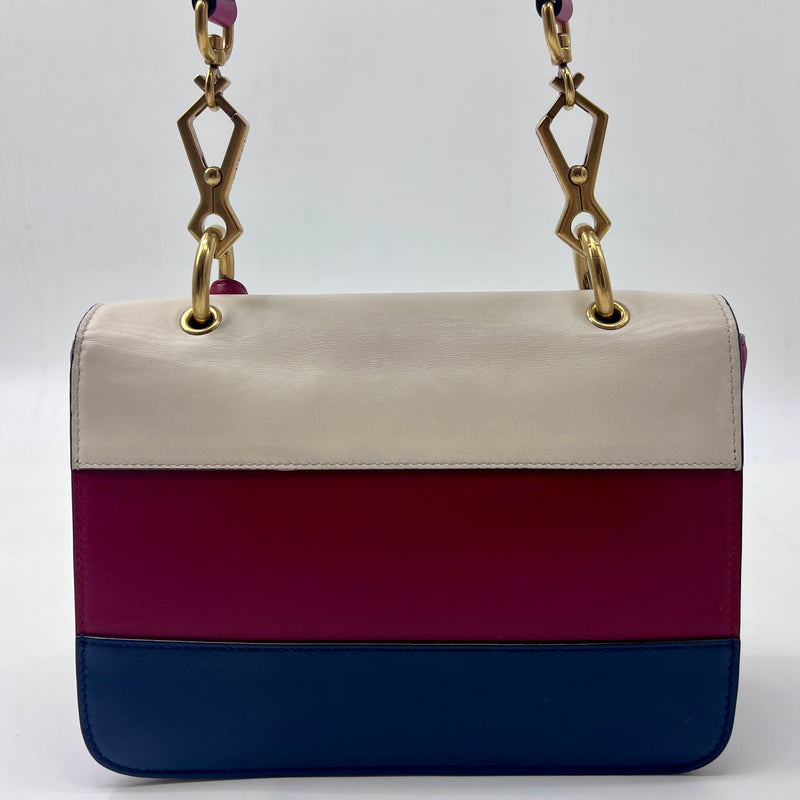 GUCCI Multicolor Leather Queen Margaret Shoulder Bag