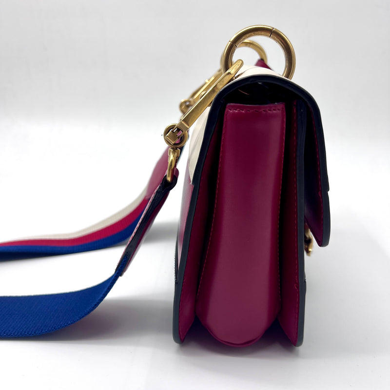 GUCCI Multicolor Leather Queen Margaret Shoulder Bag