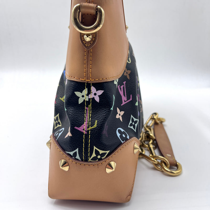 Louis Vuitton Judy MM Multicolor Monogram Black GHW