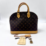 Louis Vuitton Alma Handbag Monogram Canvas PM