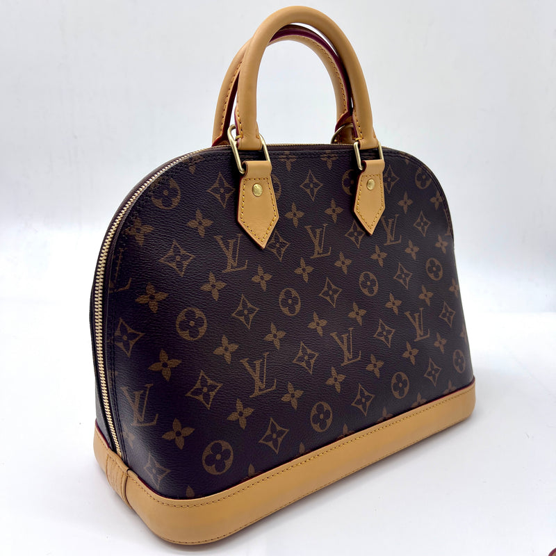 Louis Vuitton Alma Handbag Monogram Canvas PM