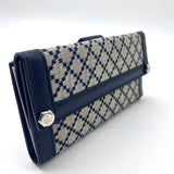 Gucci GG Monogram Crystal Long Continental Bifold Wallet