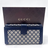 Gucci GG Monogram Crystal Long Continental Bifold Wallet