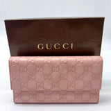 GG Signature Leather Continental Wallet