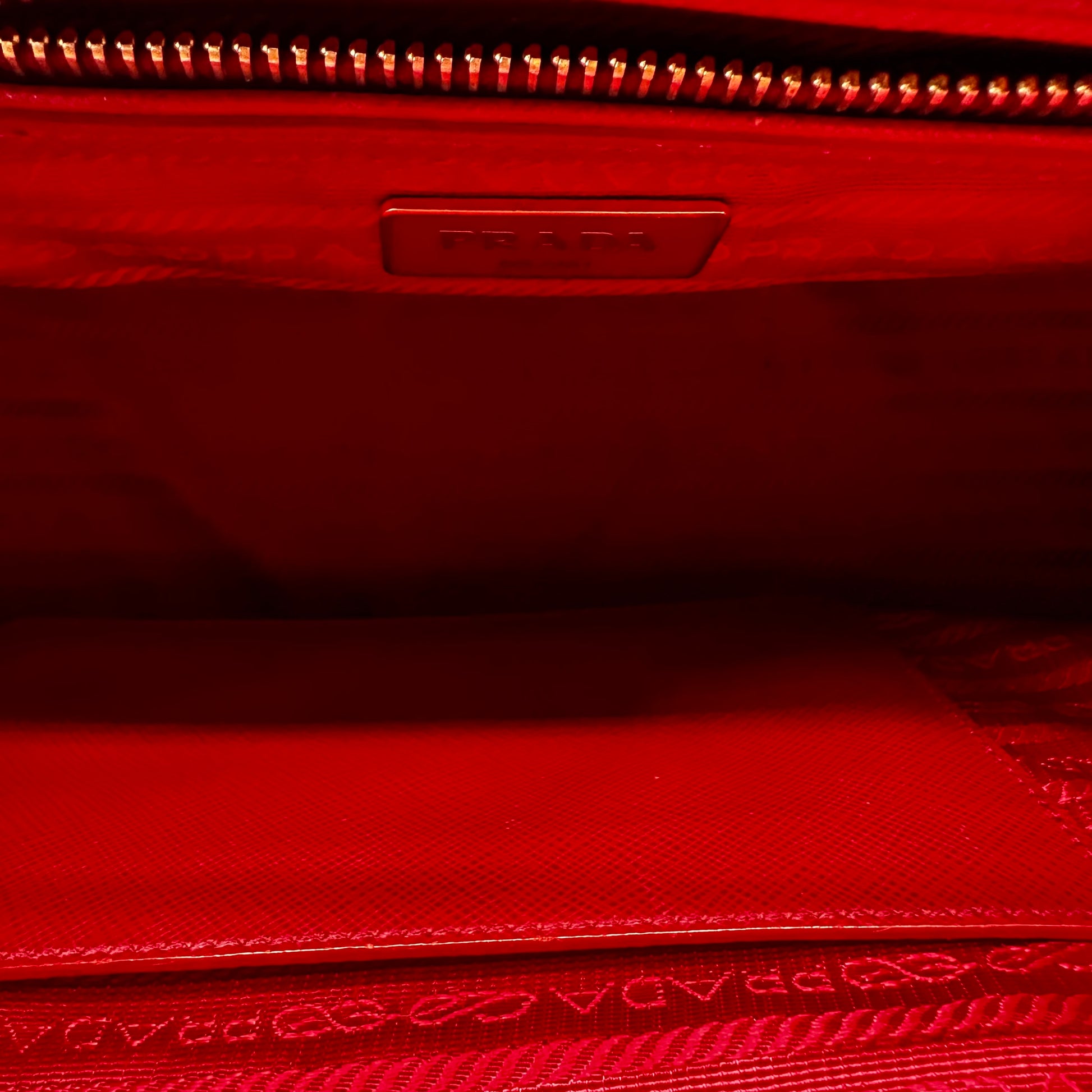 Prada Galleria Double Zip Tote Saffiano Leather Medium