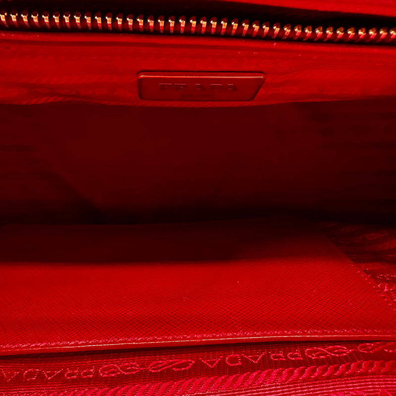 Prada Galleria Double Zip Tote Saffiano Leather Medium