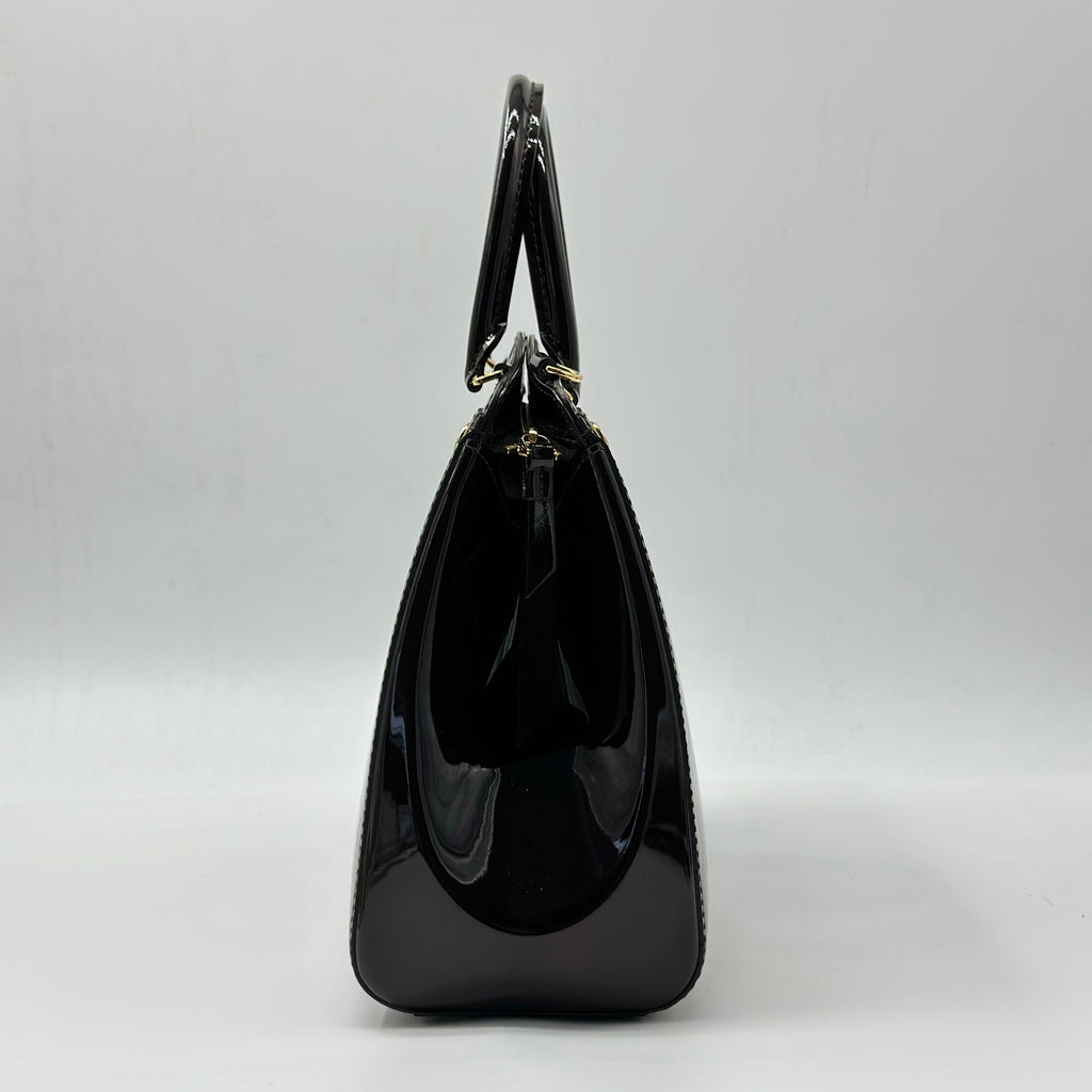 Louis Vuitton Monogram Vernis Brea PM - Burgundy Handle