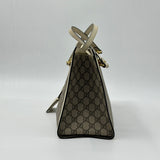 Gucci Padlock Chain Tote GG Coated Canvas Medium